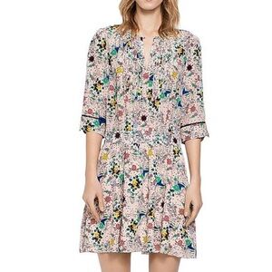 Zadig & Voltaire Pink Floral Mini Dress
